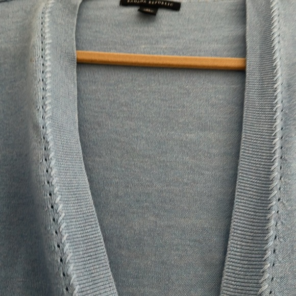 Banana Republic Light Blue Women's Cardigan - Picture 4 of 7